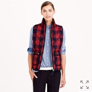 J. Crew Excursion Vest in Buffalo Check